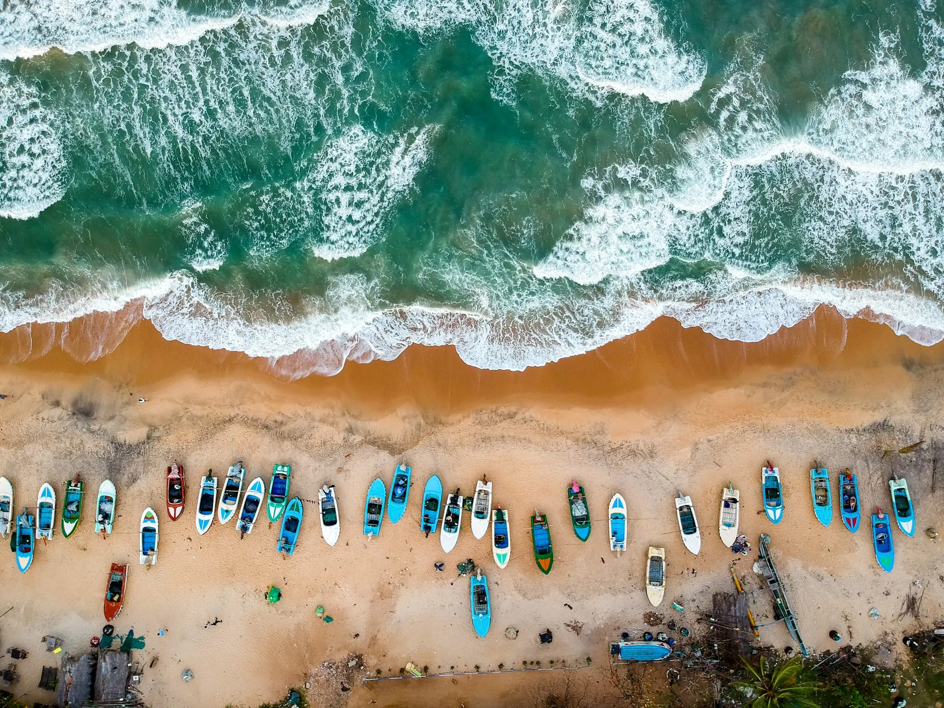 Drone Shot in Arugambay Beach