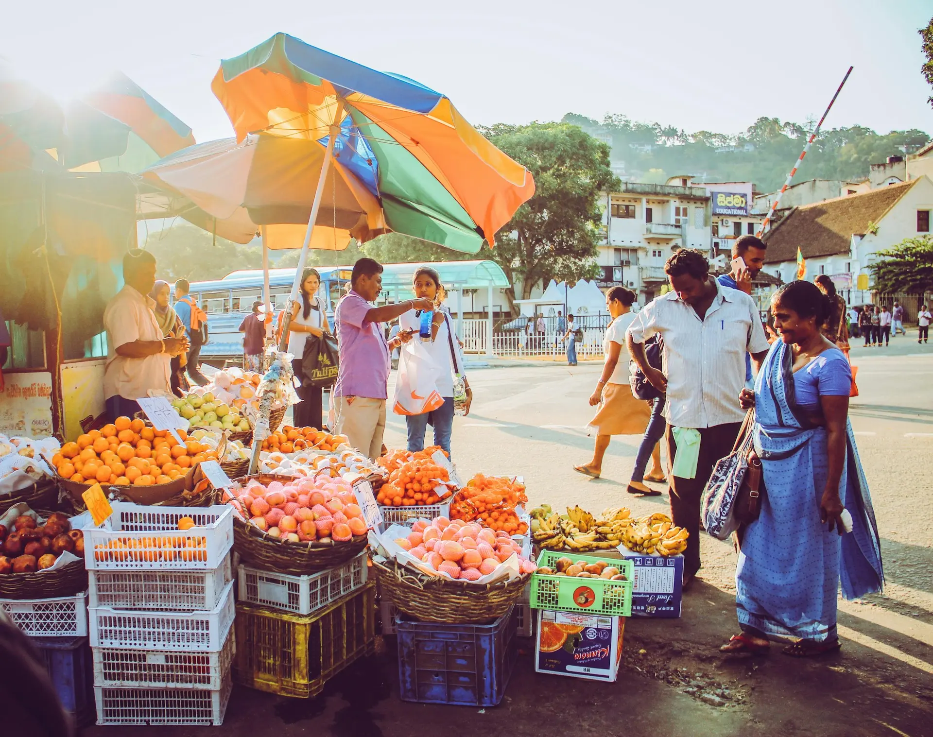 Sri Lanka Village Market in March