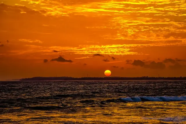 Sun Set in Galle Beach