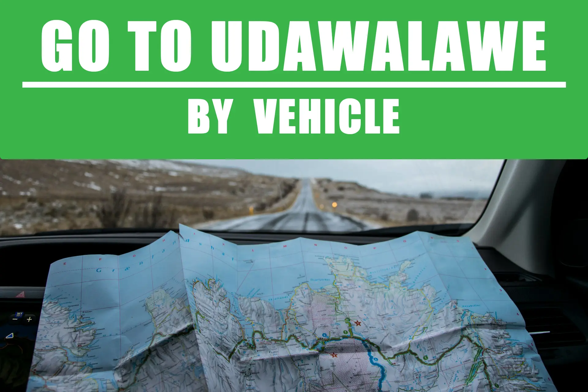 Get to Udawalawe by Your Vehicle